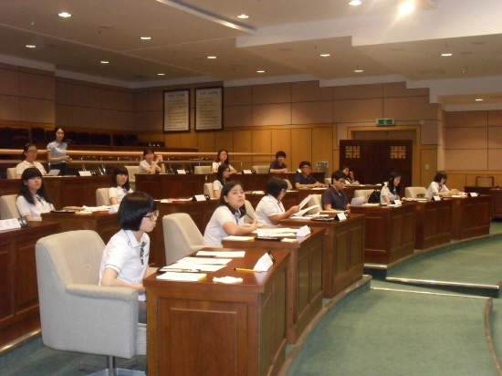 정읍시관내 고등학교 청소년 의회방문 체험활동