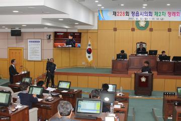 제228회 정읍시의회(제2차정례회)시정질문