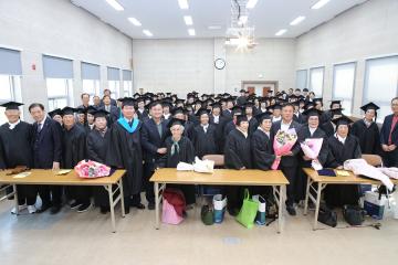 대한노인회 정읍시지회 부설노인대학 제43기 졸업식