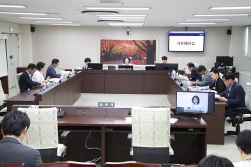 제315회 정읍시의회(임시회) 상임위원회 업무보고